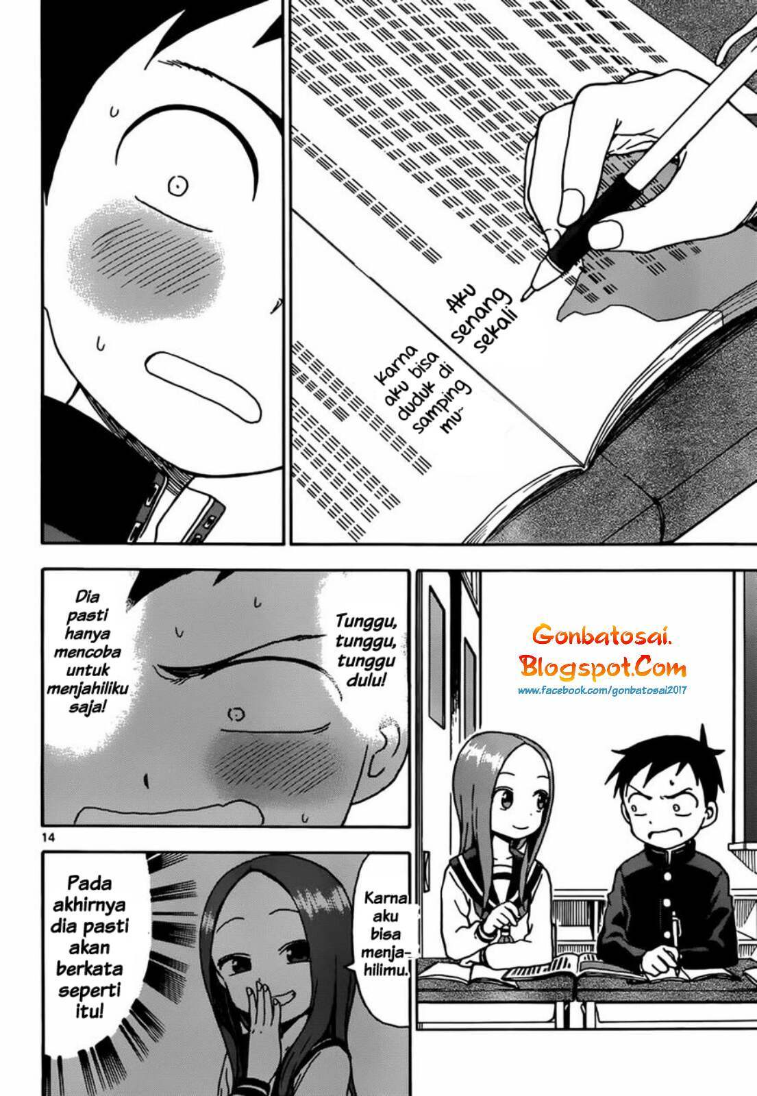 Karakai Jouzu no Takagi-san Chapter 61