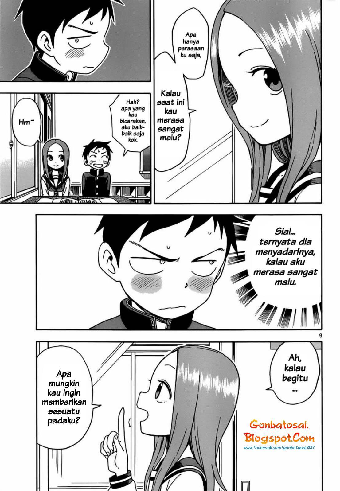 Karakai Jouzu no Takagi-san Chapter 61