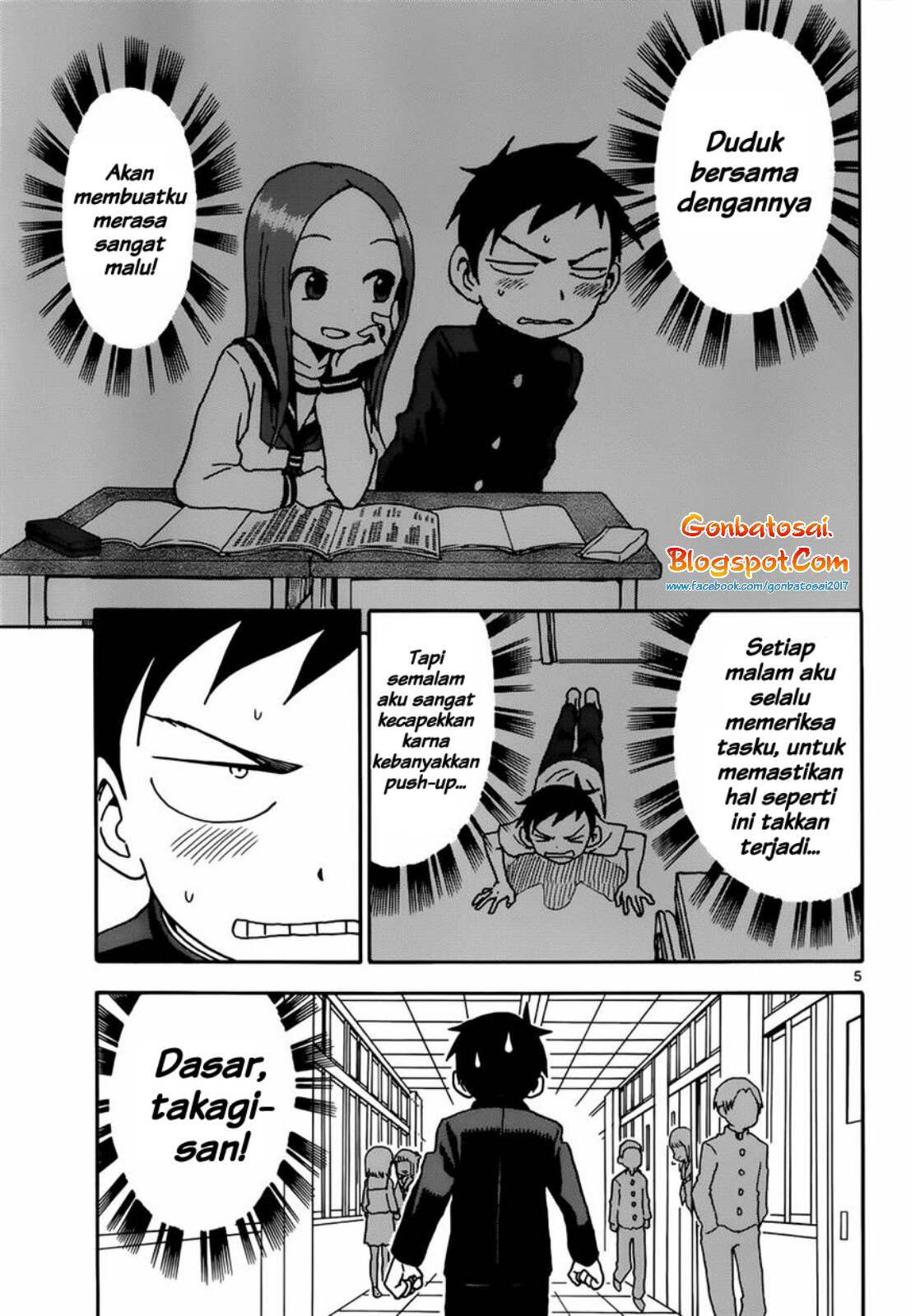 Karakai Jouzu no Takagi-san Chapter 61