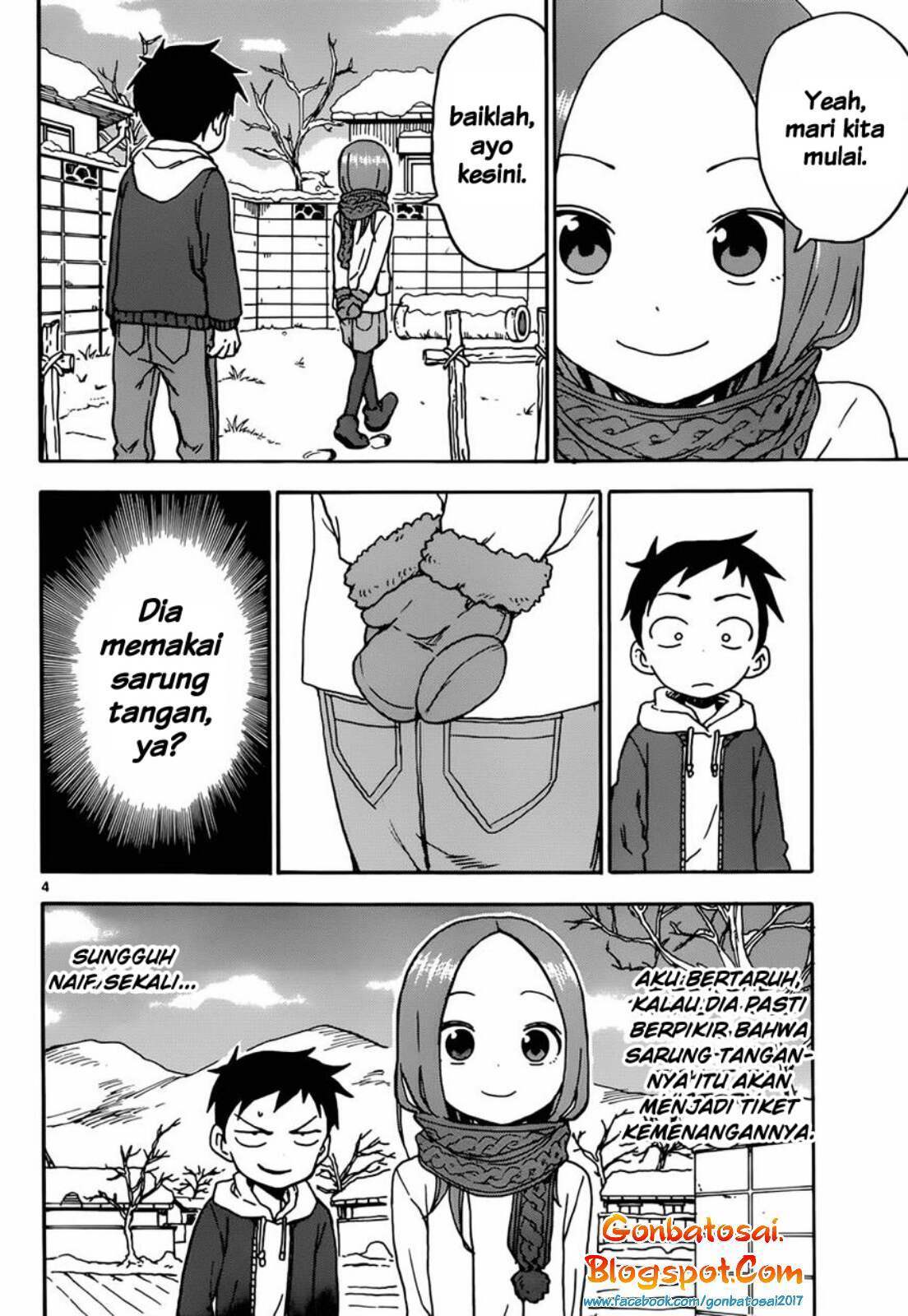 Karakai Jouzu no Takagi-san Chapter 62