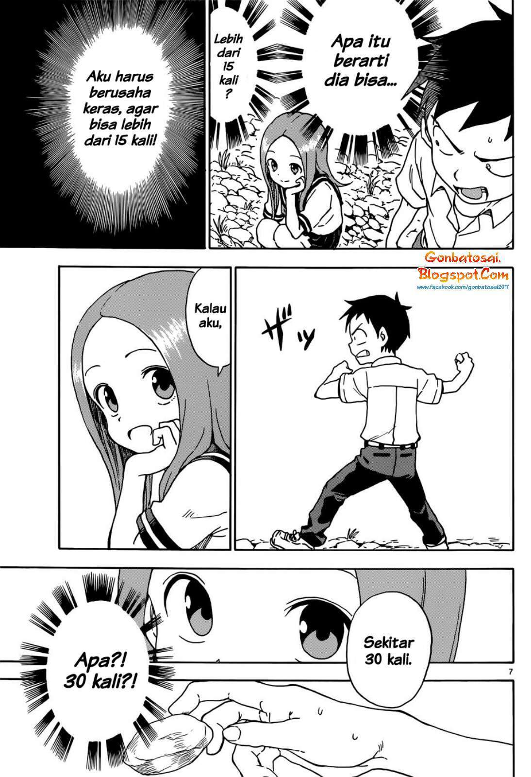 Karakai Jouzu no Takagi-san Chapter 64