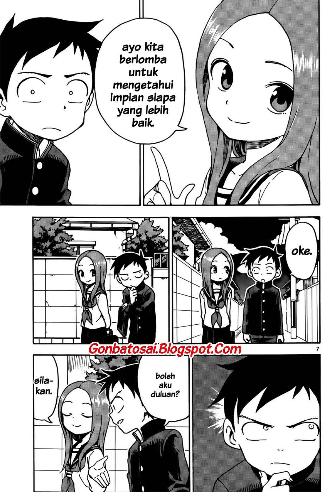 Karakai Jouzu no Takagi-san Chapter 66