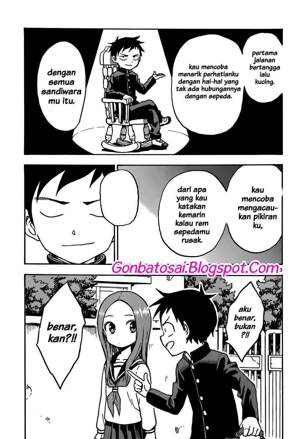 Karakai Jouzu no Takagi-san Chapter 67