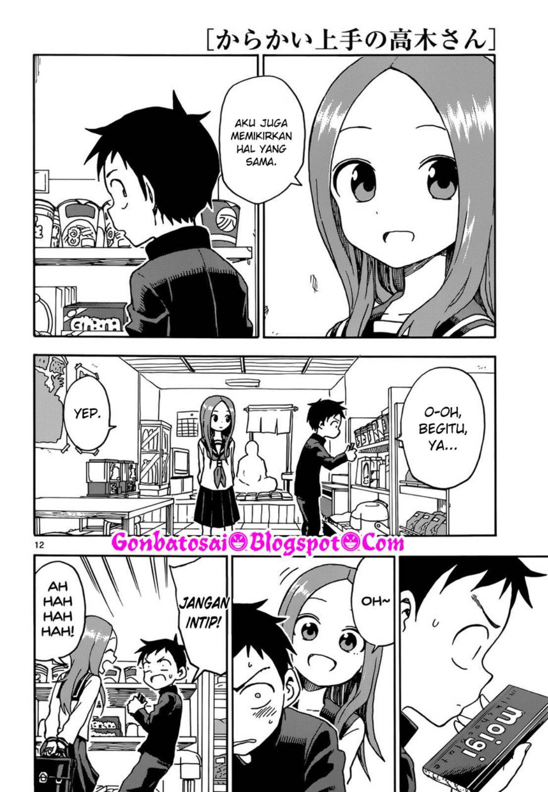 Karakai Jouzu no Takagi-san Chapter 70