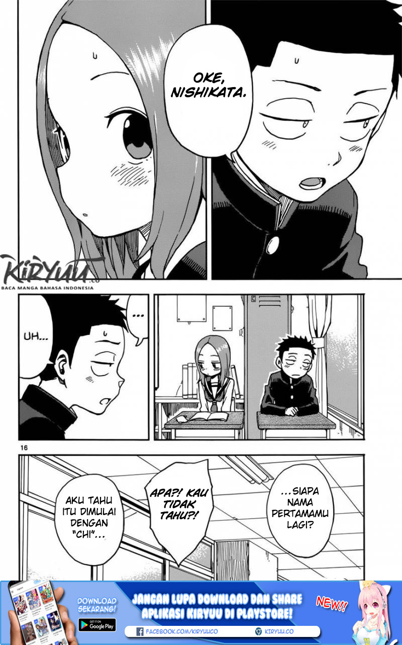 Karakai Jouzu no Takagi-san Chapter 73