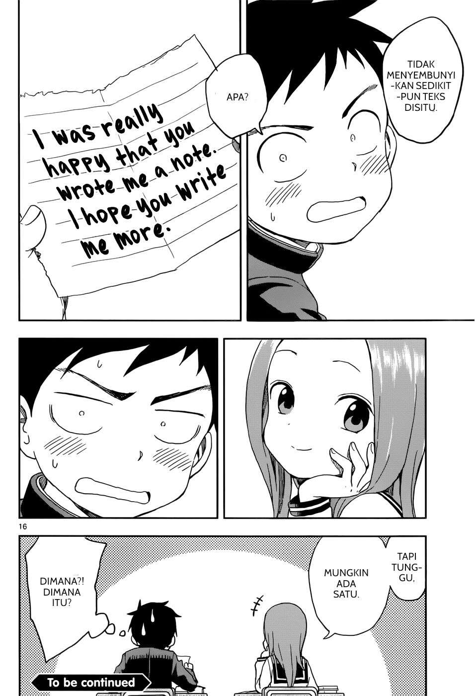 Karakai Jouzu no Takagi-san Chapter 84