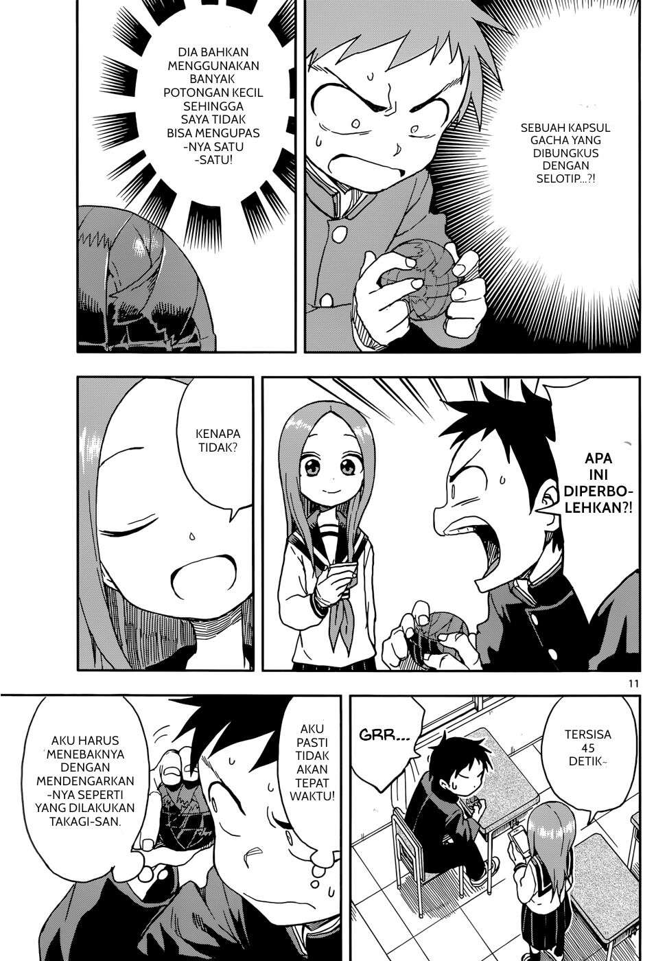 Karakai Jouzu no Takagi-san Chapter 87