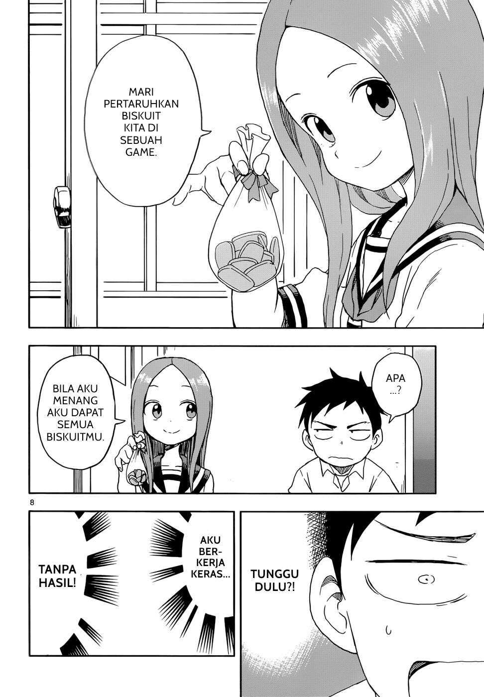 Karakai Jouzu no Takagi-san Chapter 88