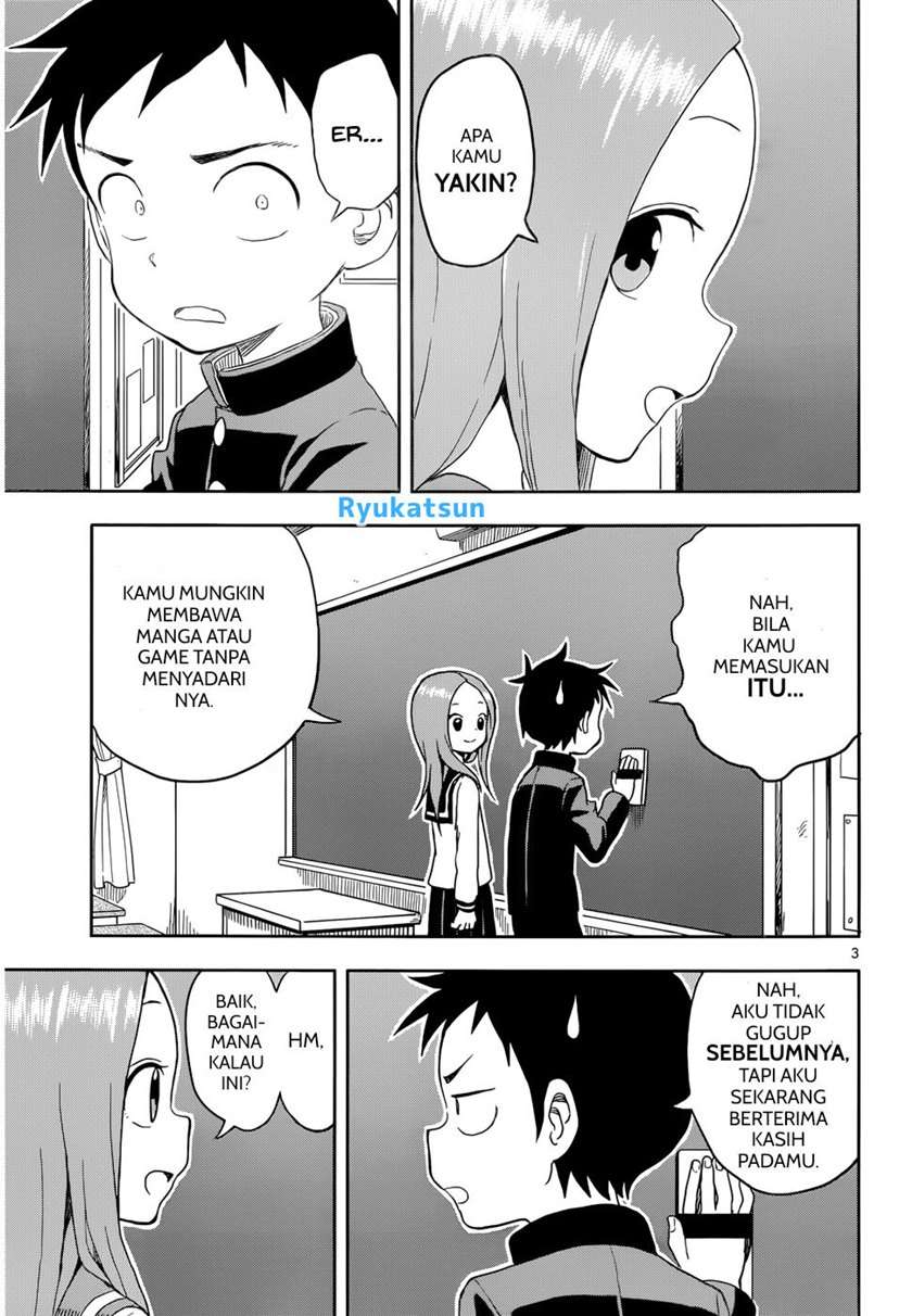 Karakai Jouzu no Takagi-san Chapter 91