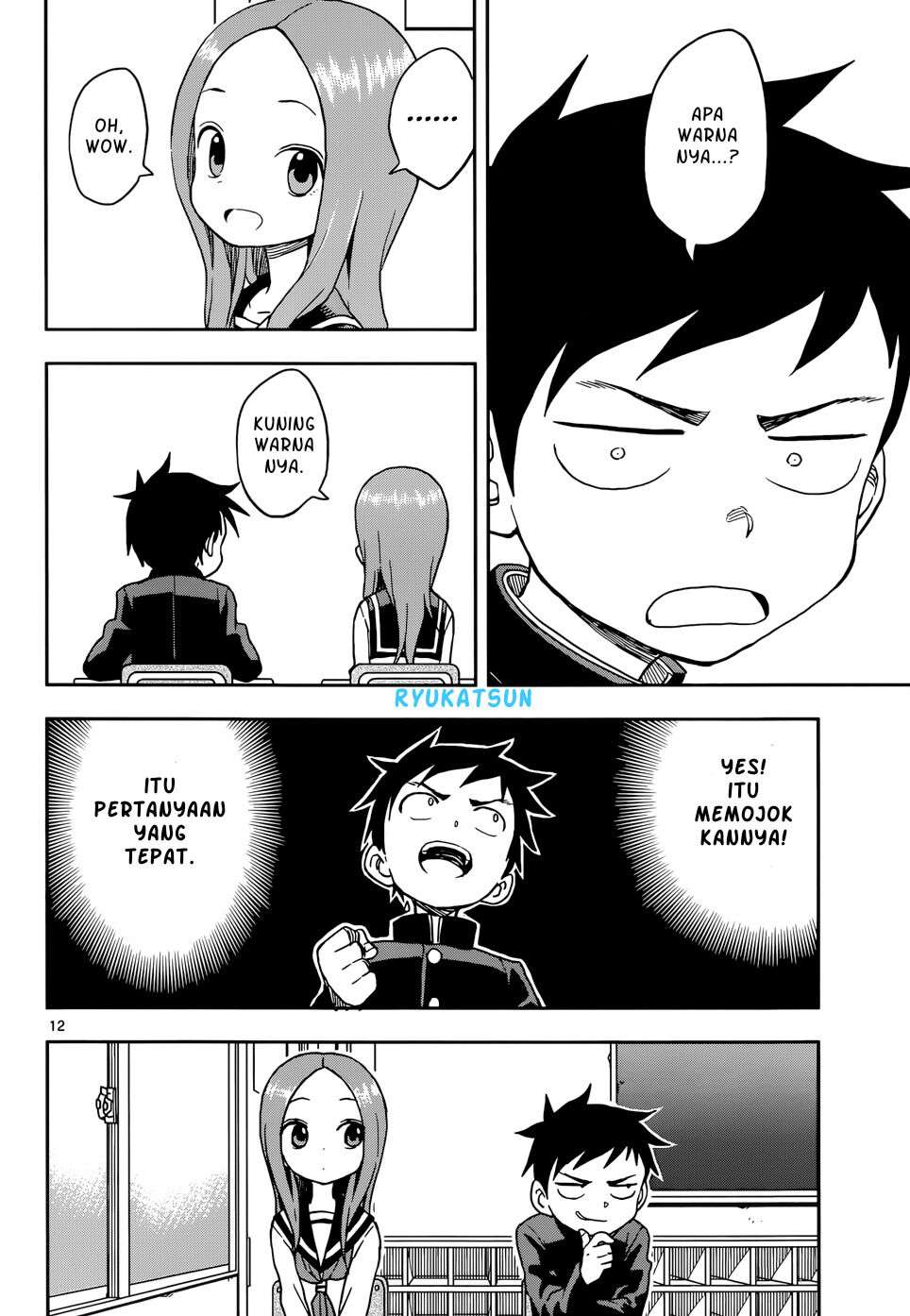 Karakai Jouzu no Takagi-san Chapter 96