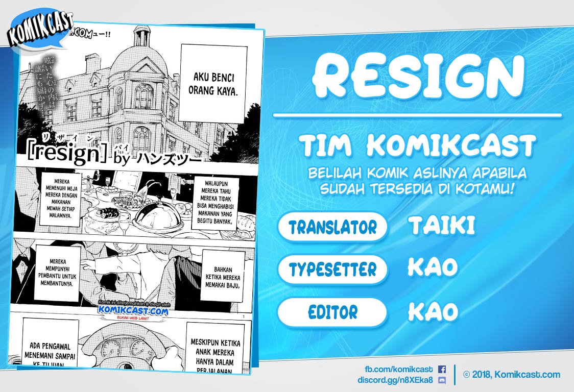 Resign Chapter 00