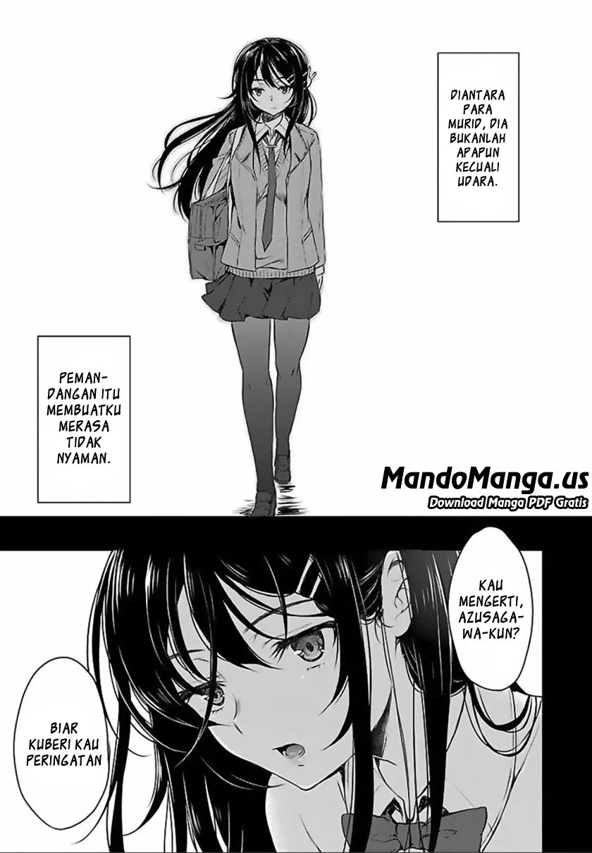 Seishun Buta Yarou wa Bunny Girl Senpai no Yume o Minai Chapter 01