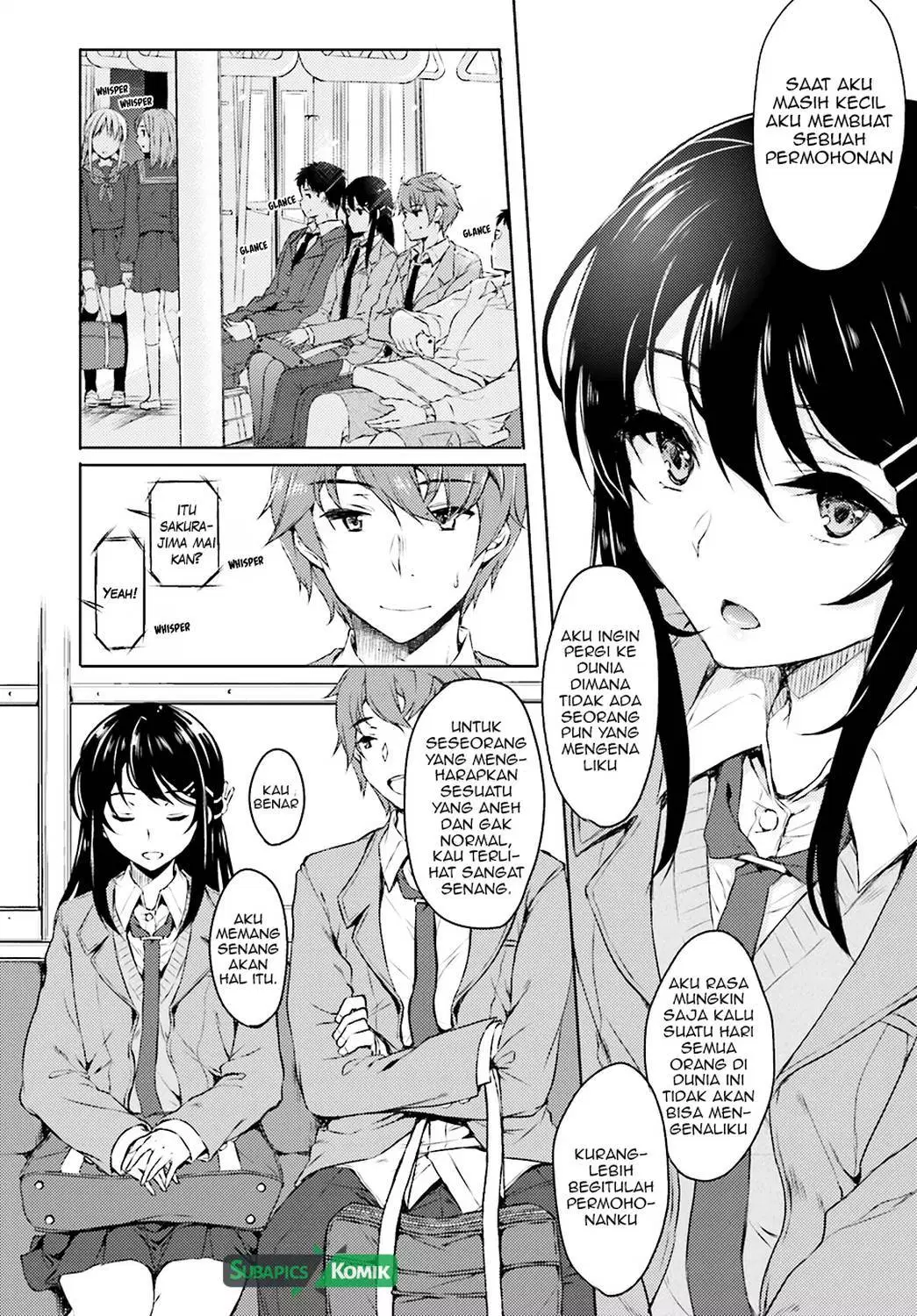 Seishun Buta Yarou wa Bunny Girl Senpai no Yume o Minai Chapter 03