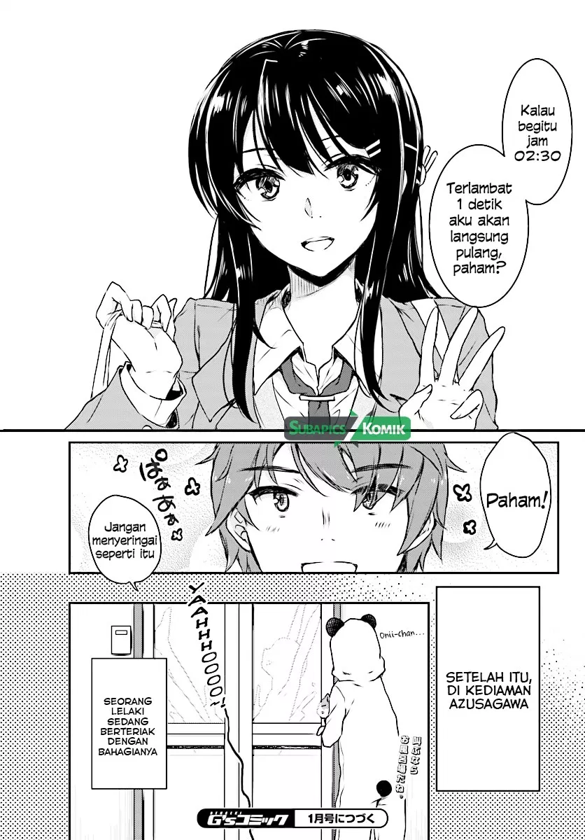 Seishun Buta Yarou wa Bunny Girl Senpai no Yume o Minai Chapter 10