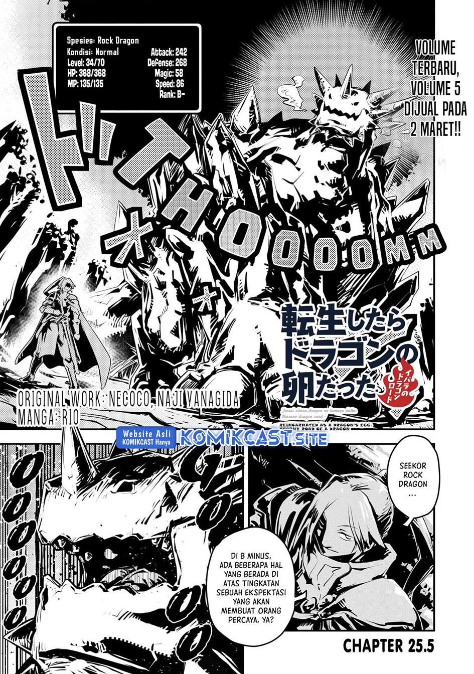 Tensei Shitara Dragon no Tamago Datta – Ibara no Dragon Road Chapter 25.5