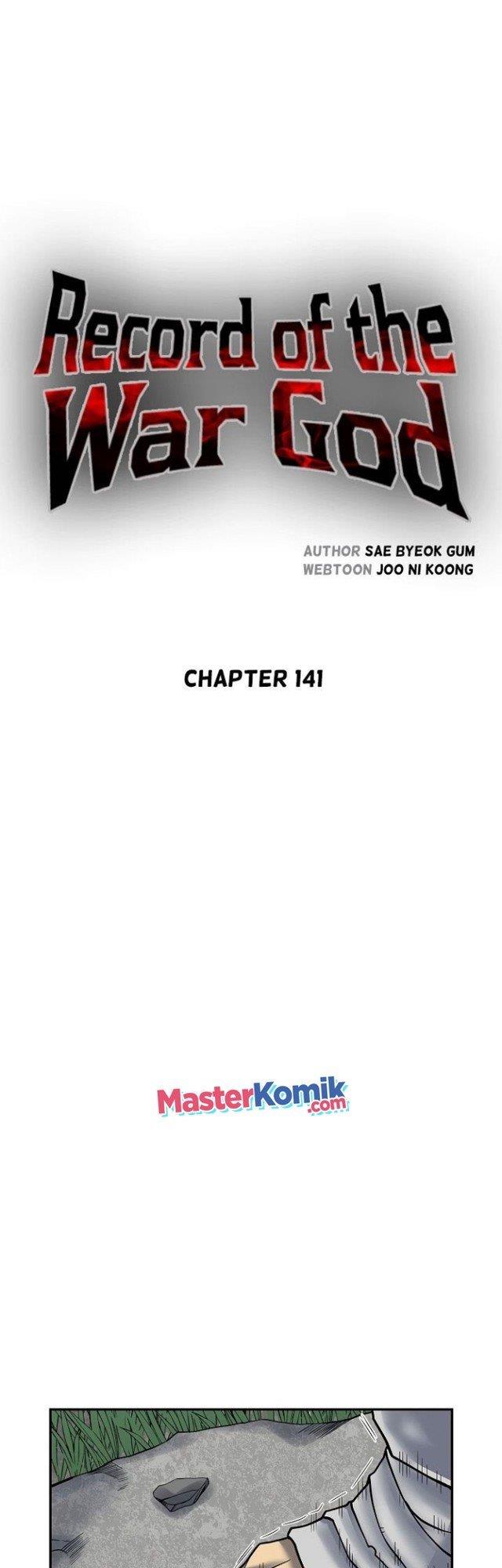 Record of the War God Chapter 141