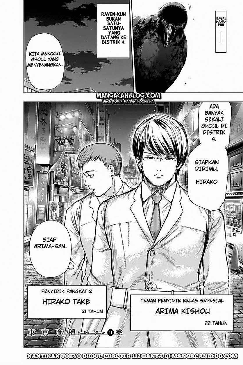 Tokyo Ghoul Chapter 111