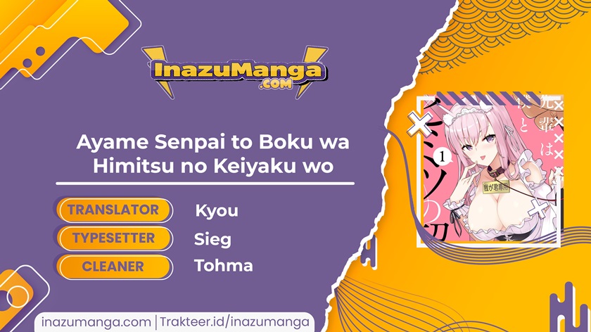 Ayame-senpai wa Boku to Himitsuno Keiyaku wo Chapter 2