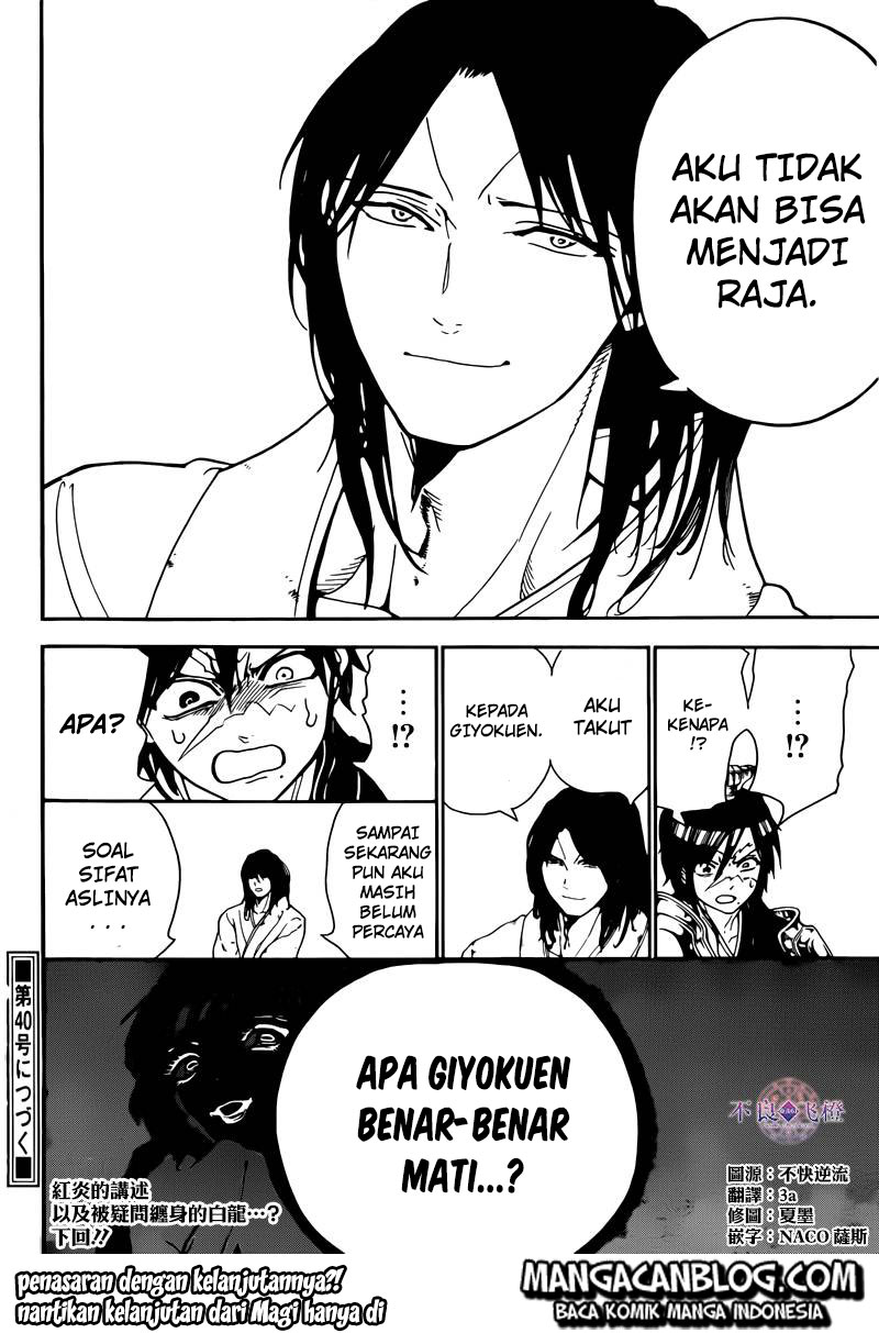 Magi – Labyrinth of Magic Chapter 278