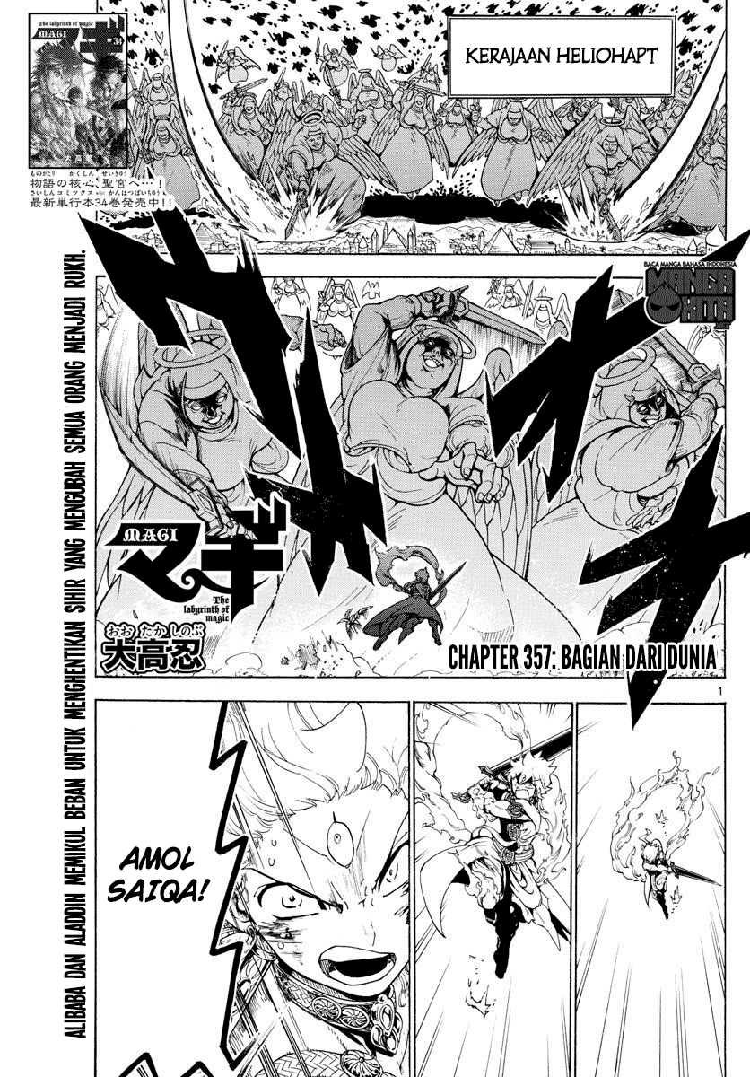 Magi – Labyrinth of Magic Chapter 357