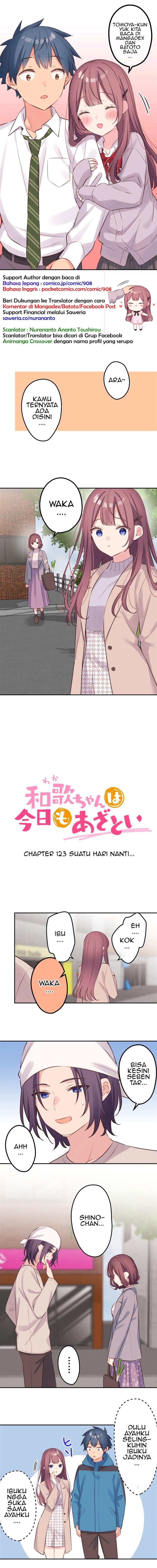 Waka-chan wa Kyou mo Azatoi Chapter 123