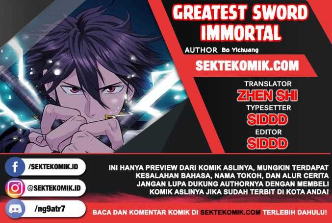 Greatest Sword Immortal Chapter 62