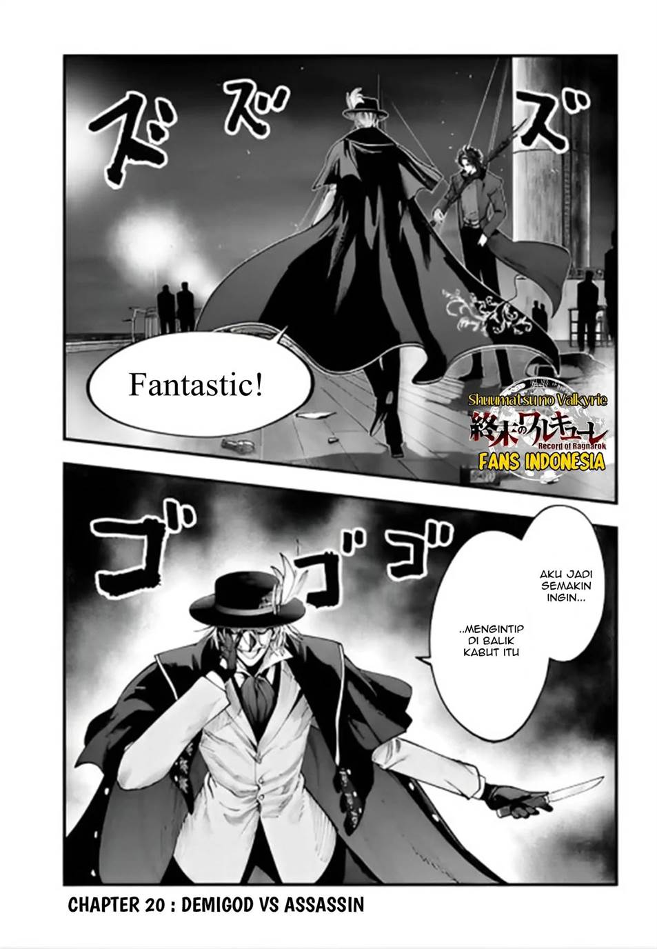 Shuumatsu no Valkyrie Kitan – Jack the Ripper no Jikenbo Chapter 20