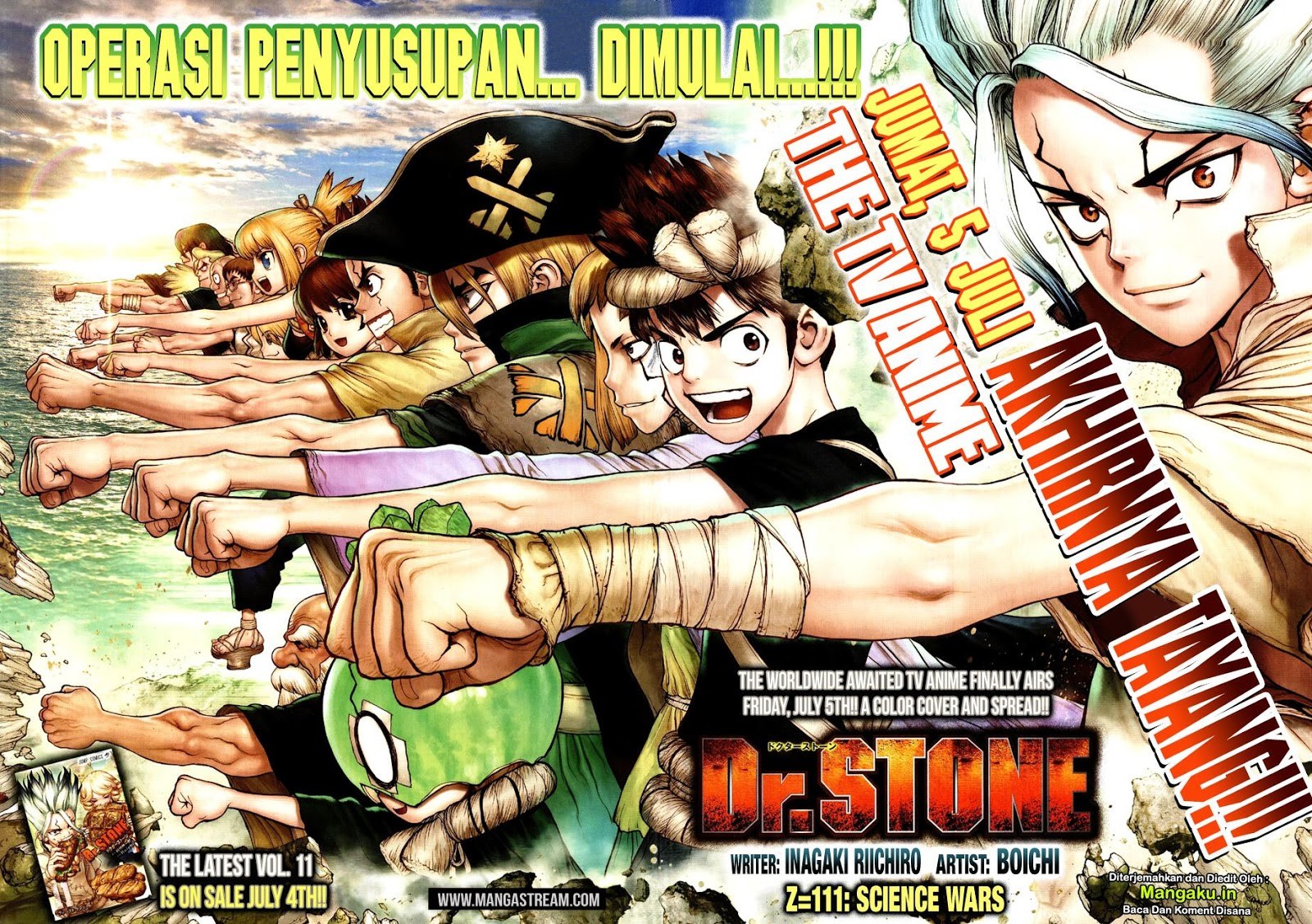 Dr. Stone Chapter 111