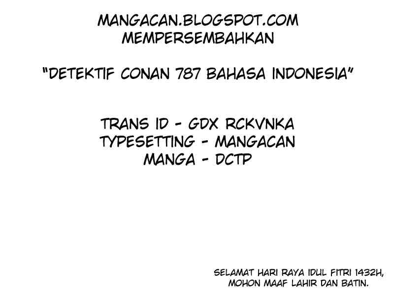 Detective Conan Chapter 787