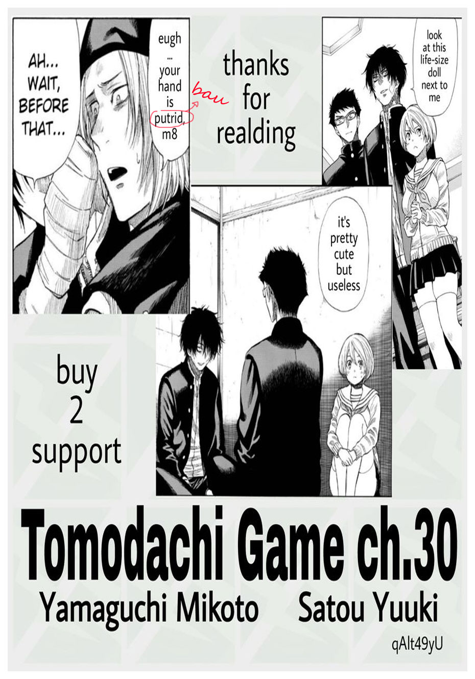 Tomodachi Game Chapter 30
