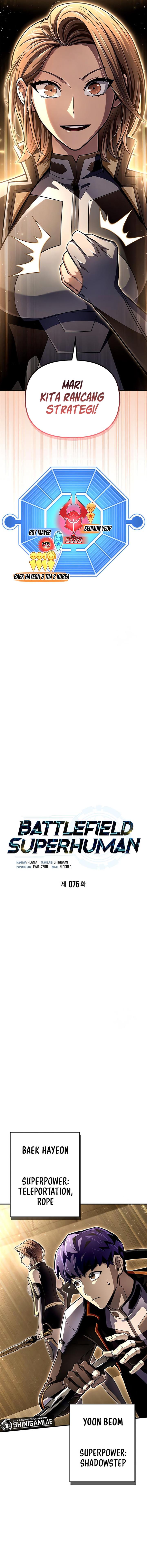 Superhuman Battlefield Chapter 76