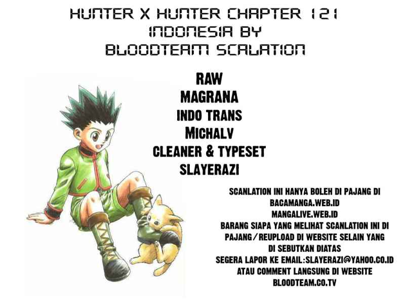 Hunter x Hunter Chapter 121