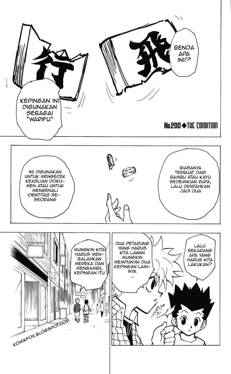 Hunter x Hunter Chapter 200