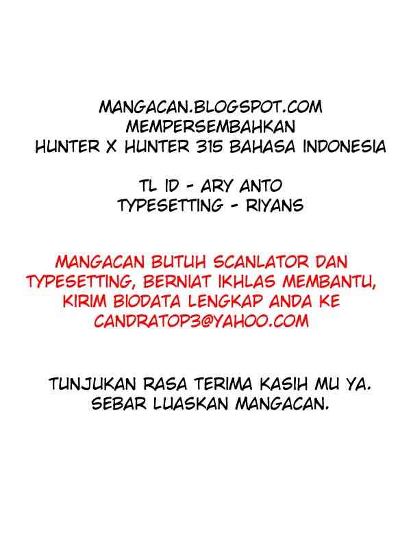 Hunter x Hunter Chapter 315