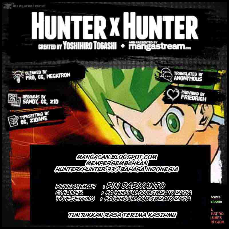 Hunter x Hunter Chapter 330