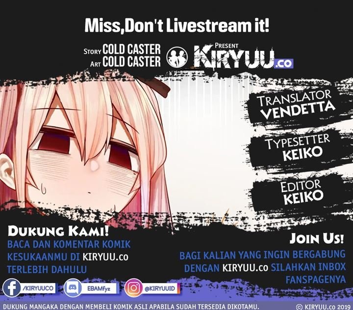 Miss, don’t livestream it! Chapter 23