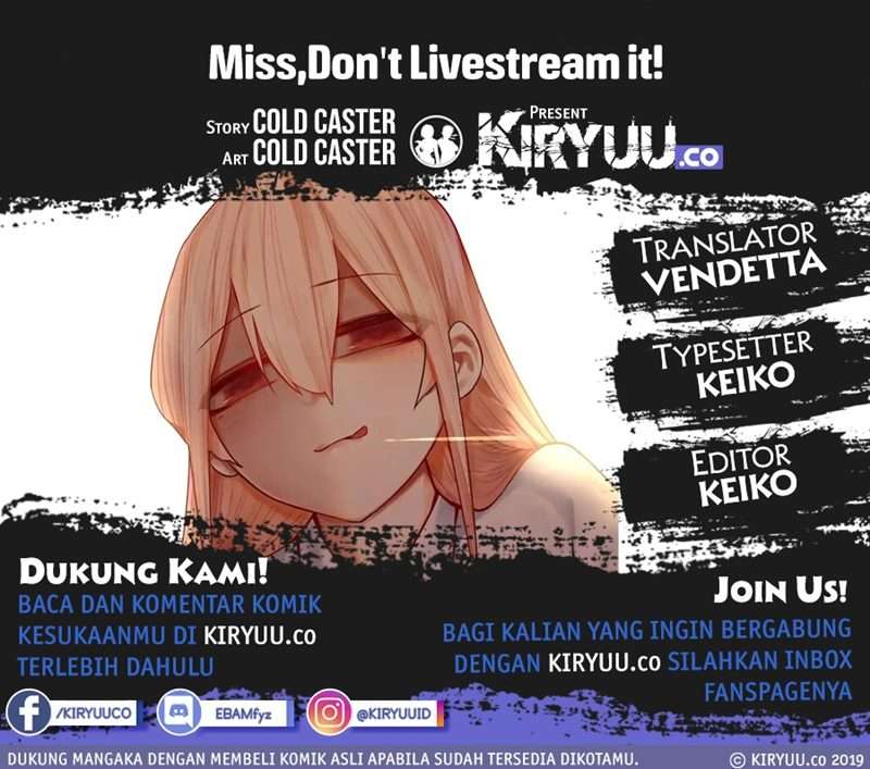 Miss, don’t livestream it! Chapter 25