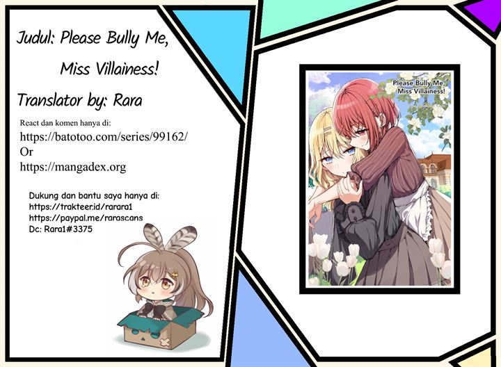 Please Bully Me, Miss Villainess! Chapter 4