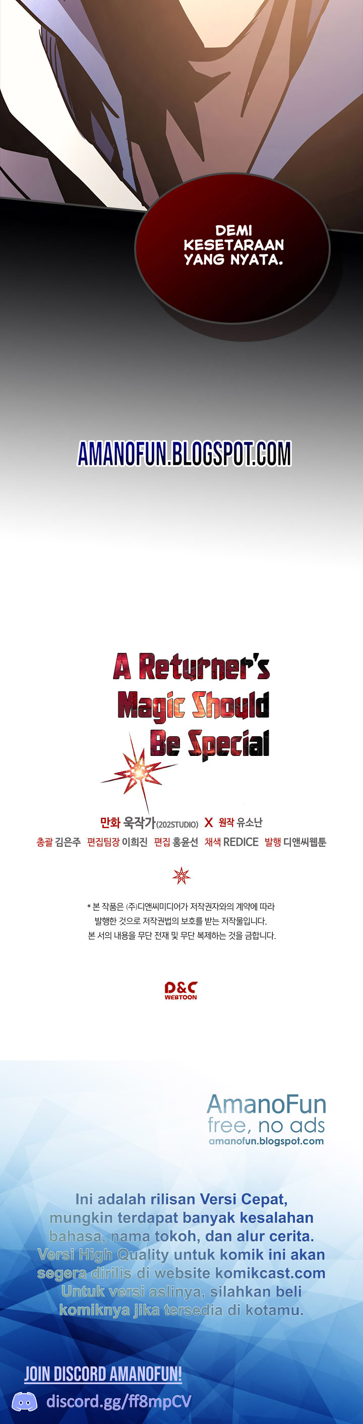A Returner’s Magic Should Be Special Chapter 112