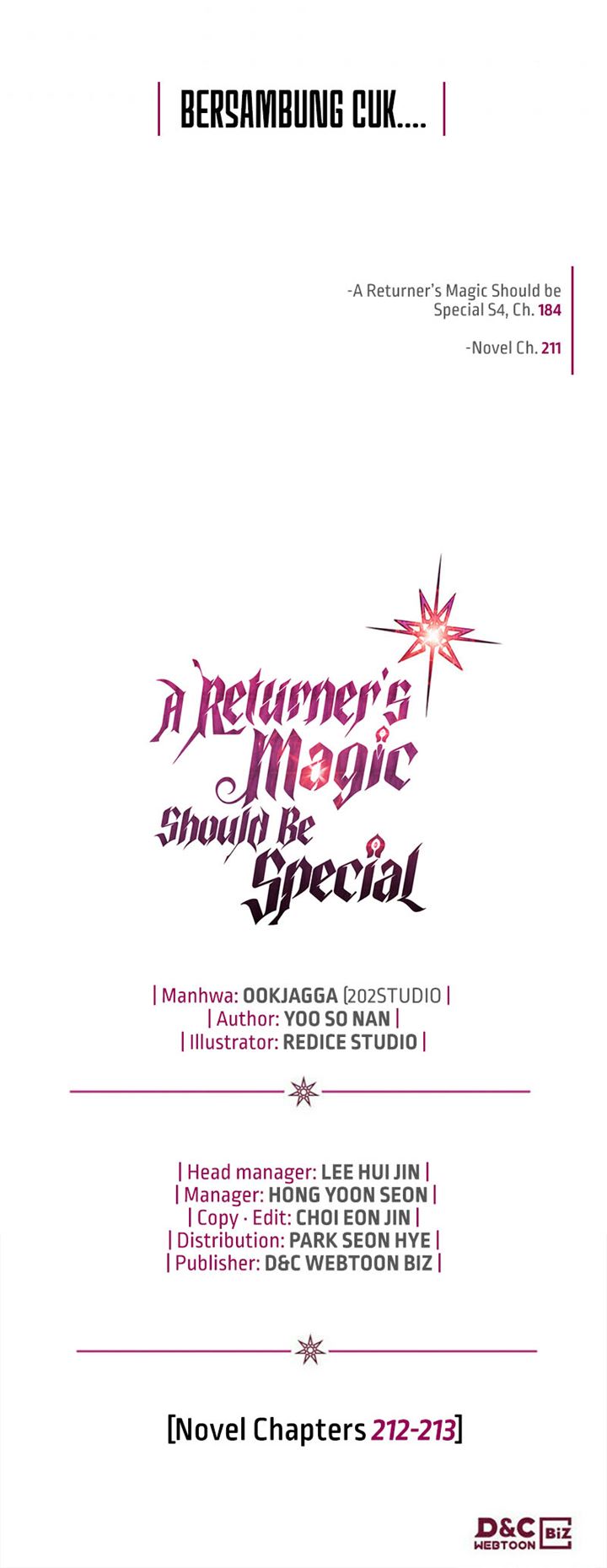 A Returner’s Magic Should Be Special Chapter 184