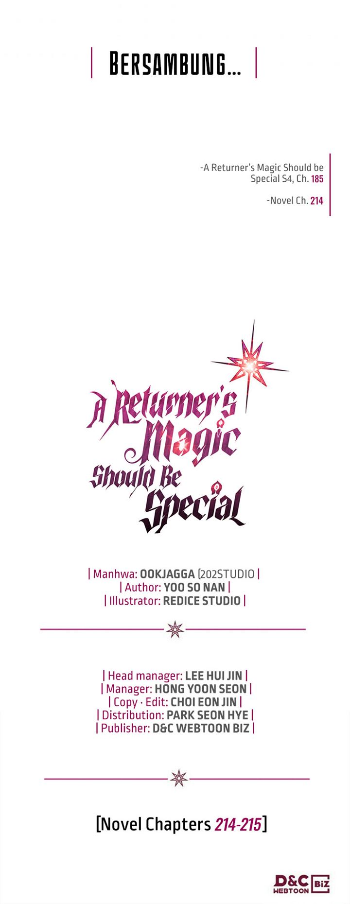 A Returner’s Magic Should Be Special Chapter 185