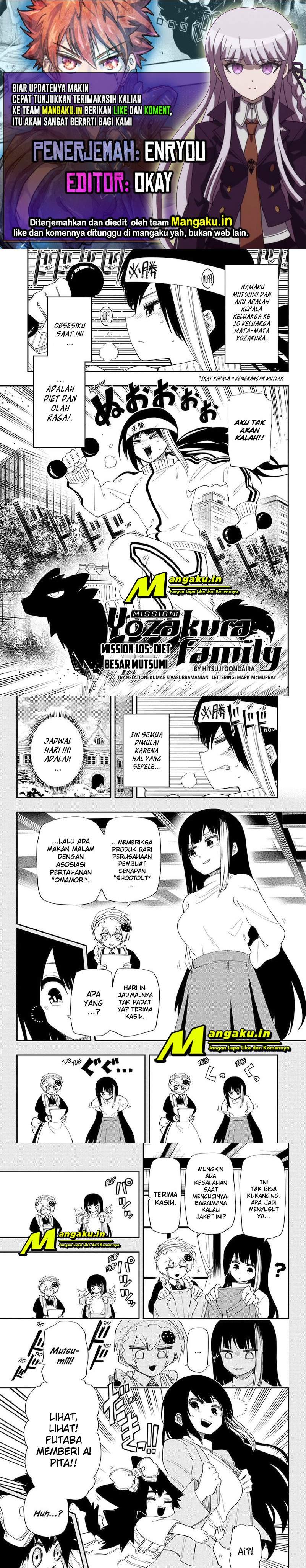 Mission: Yozakura Family Chapter 105