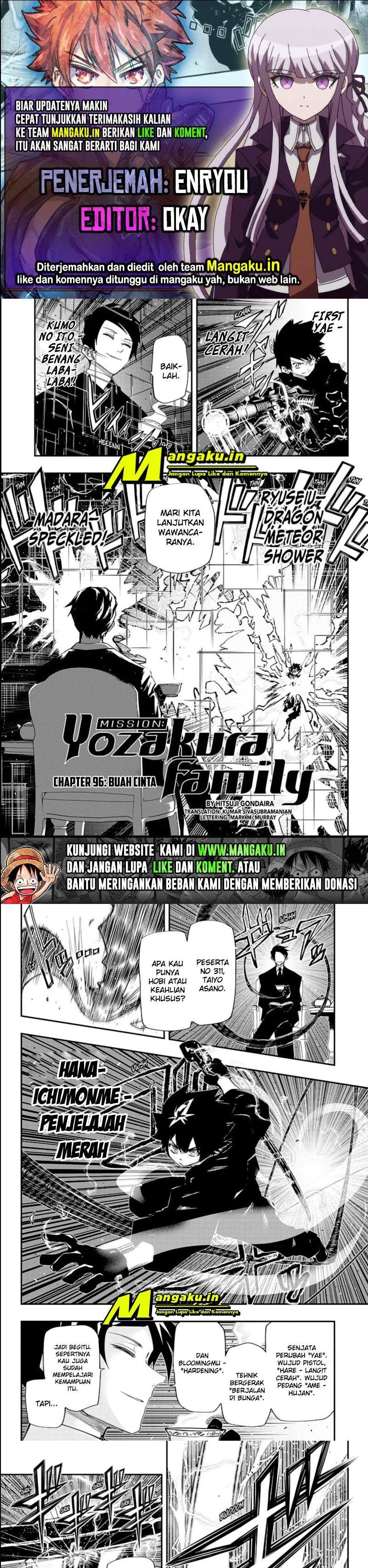 Mission: Yozakura Family Chapter 96