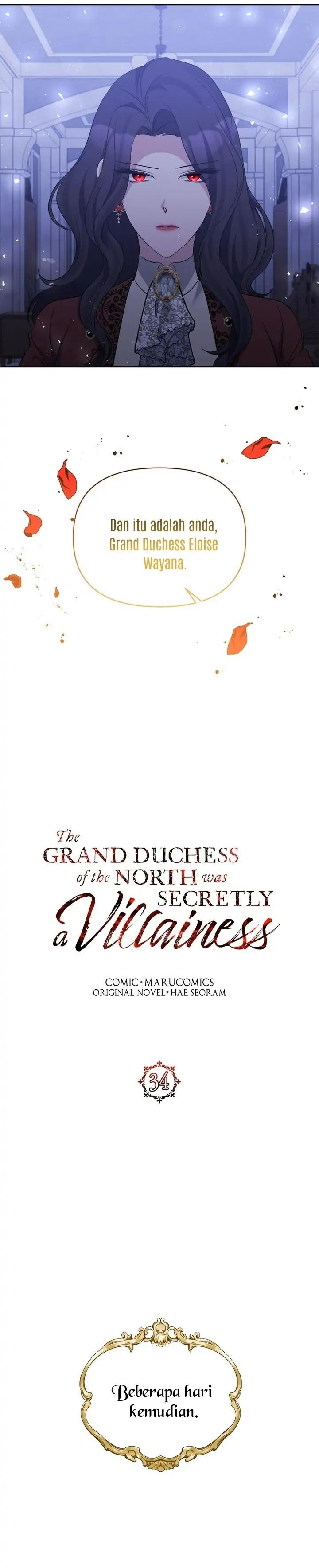 The Grand Duchess of the North Was Secretly a Villainess Chapter 34