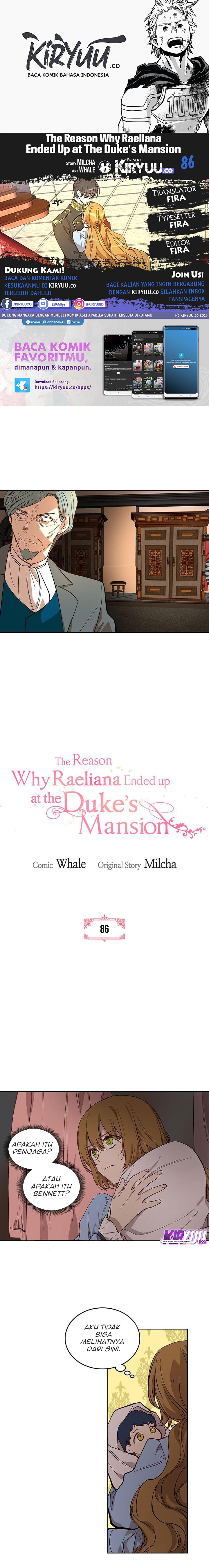 The Reason Why Raeliana Ended up at the Duke’s Mansion Chapter 86