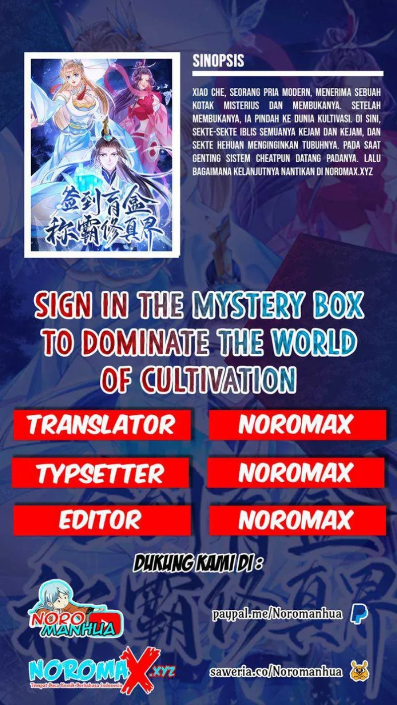 Sign In The Mystery Box To Dominate The World Of Cultivation Chapter 66