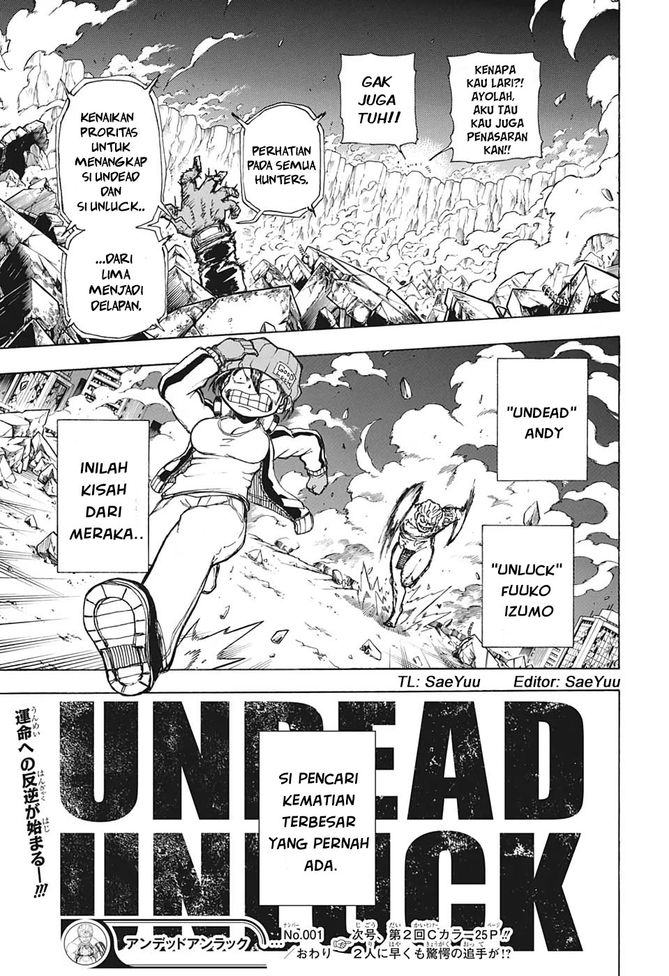 Undead Unluck Chapter 1