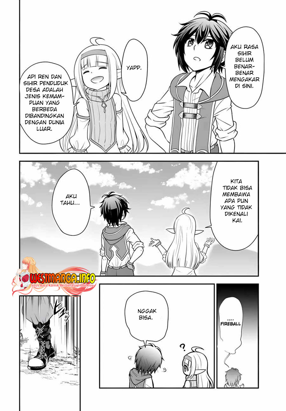 Tenohira Kaitakumura de Isekai Kenkouki ~Fueteku Yome-tachi to Nonbiri Mujintou Raifu~ Chapter 34