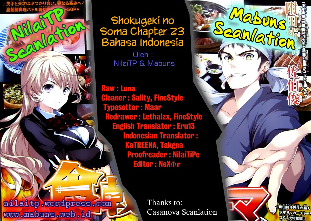 Shokugeki no Souma Chapter 23