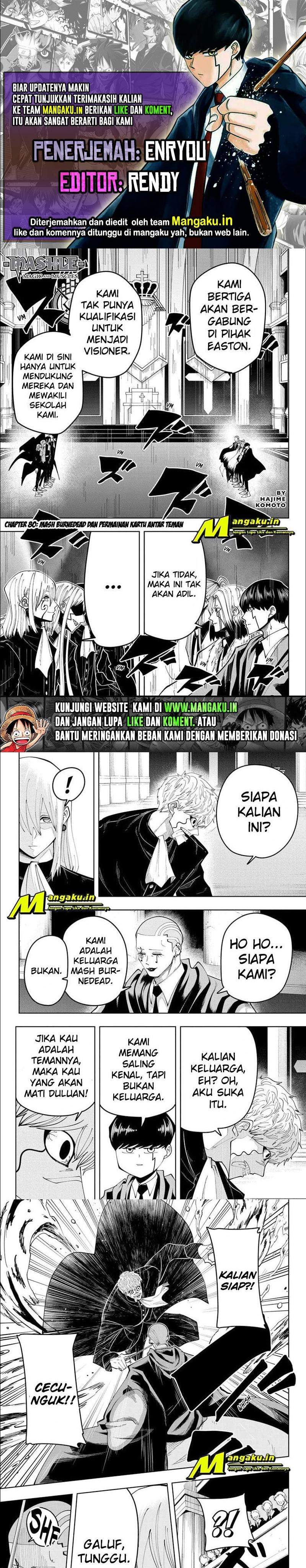 Mashle: Magic and Muscles Chapter 80